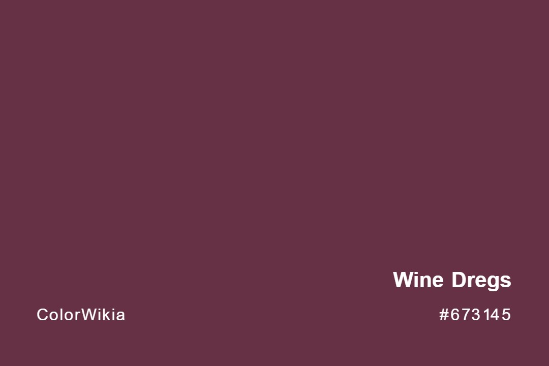 Wine Dregs Color – #673145: Codes and Complete Breakdown