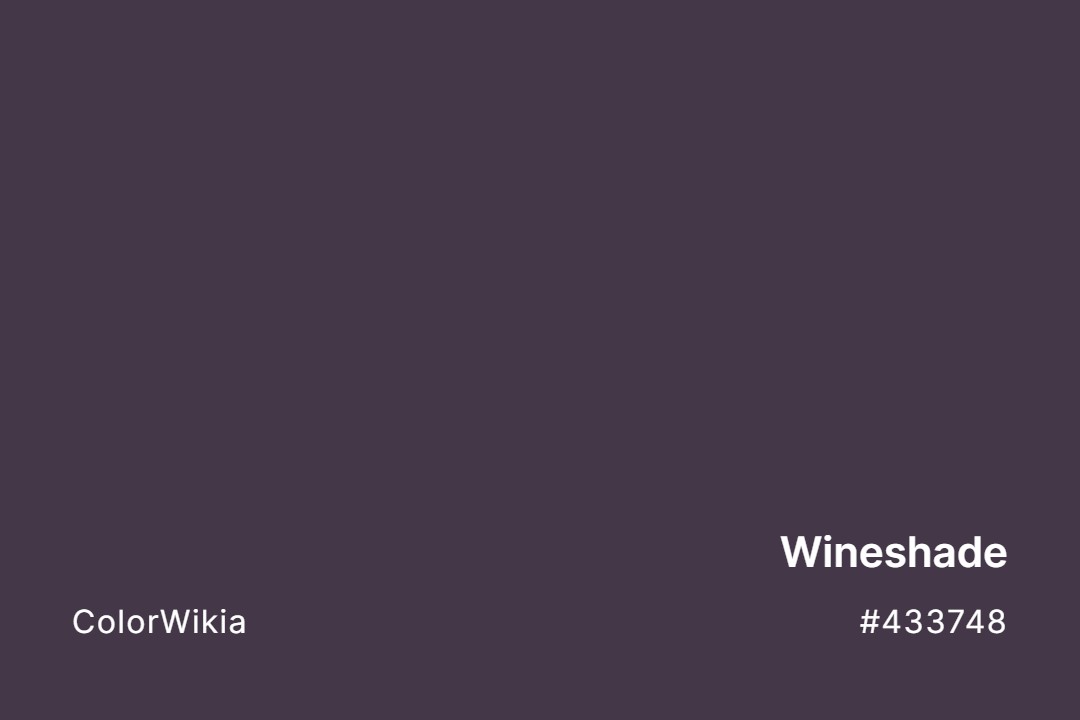 Wineshade Color – #433748: Codes and Complete Breakdown