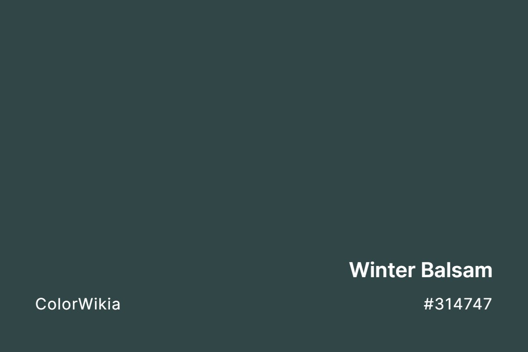 winter balsam color 314747