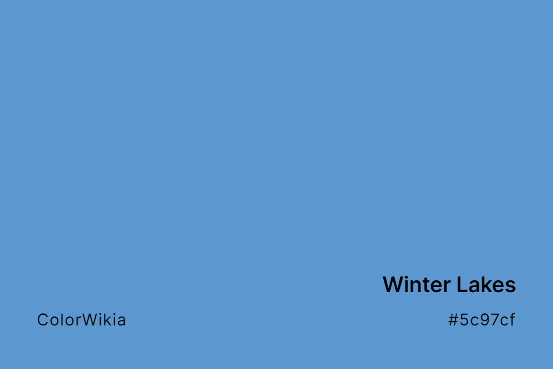 Winter Lakes Color – #5c97cf: Codes and Complete Breakdown