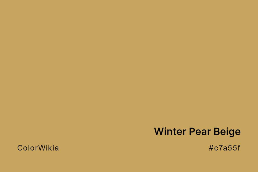winter pear beige color c7a55f