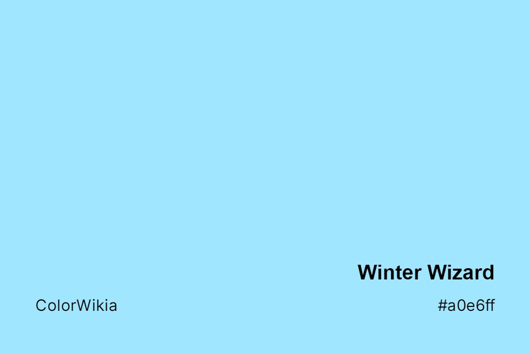 winter wizard color a0e6ff