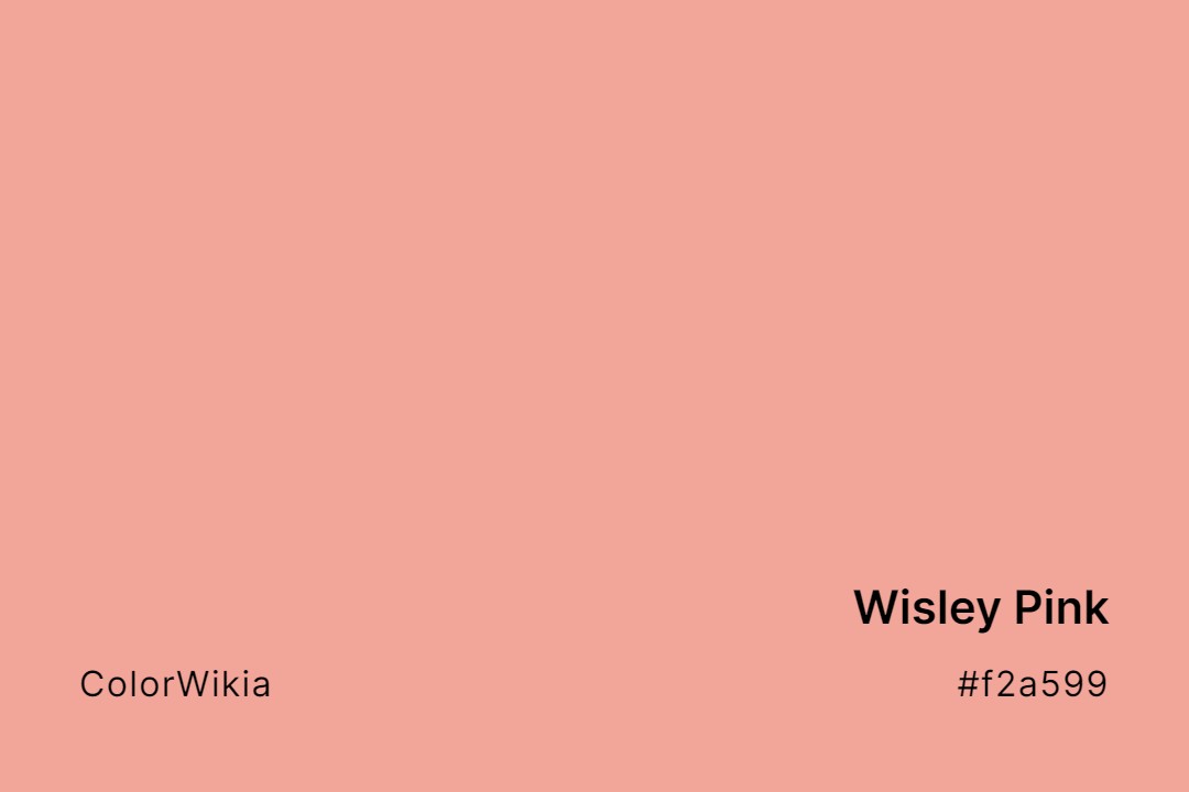 Wisley Pink Color – #f2a599: Codes and Complete Breakdown