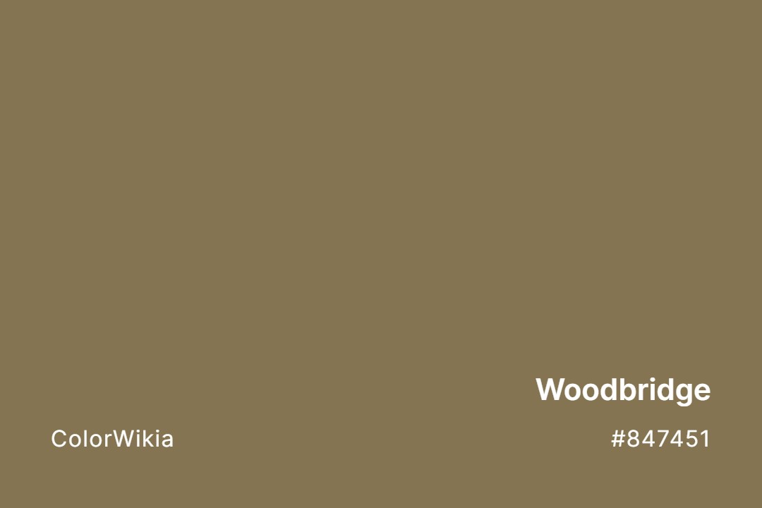 Woodbridge Color – #847451: Codes and Complete Breakdown