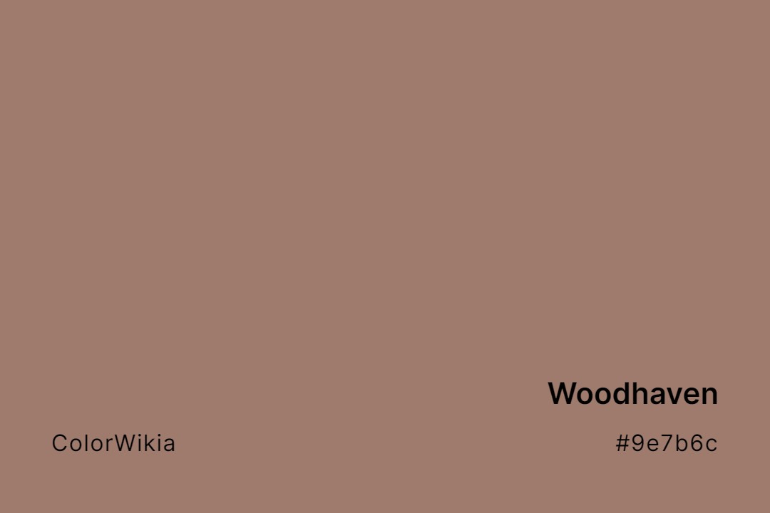 Woodhaven Color – #9e7b6c: Codes and Complete Breakdown