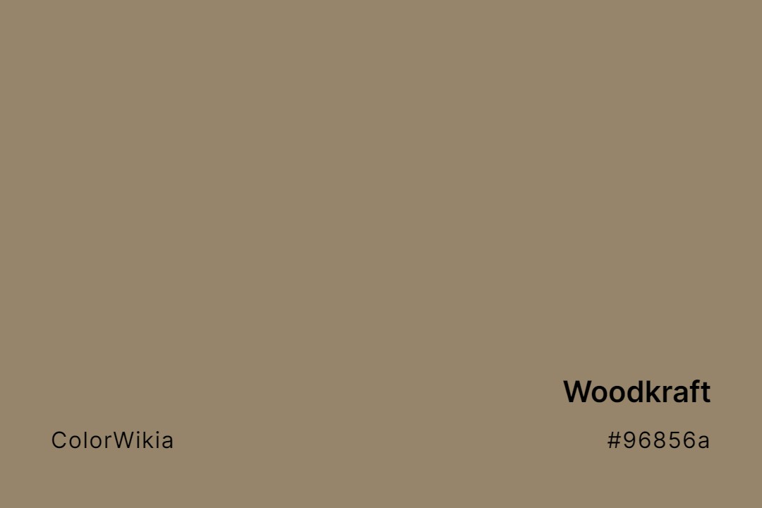 Woodkraft Color – #96856a: Codes and Complete Breakdown