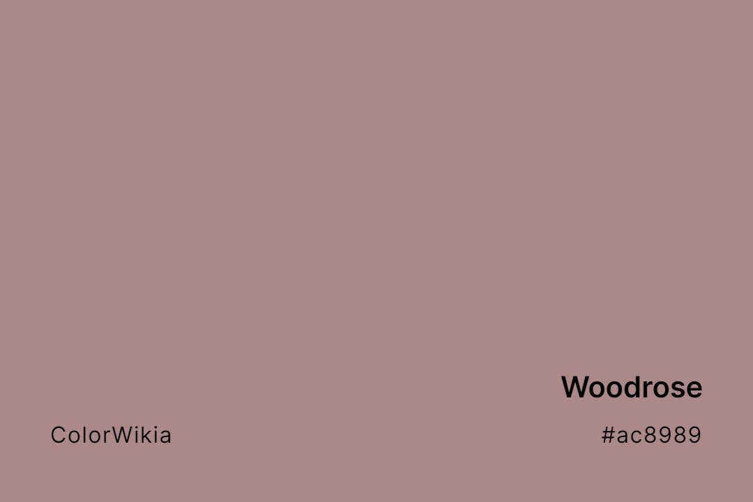 Woodrose Color – #ac8989: Codes and Complete Breakdown