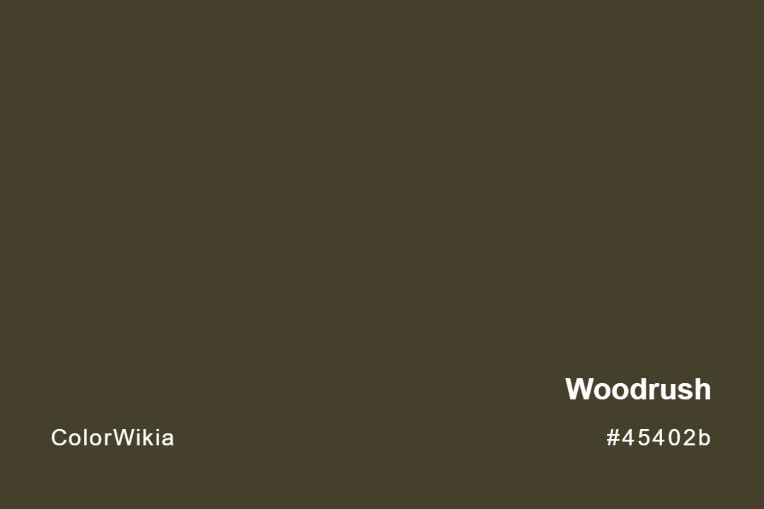 Woodrush Color – #45402b: Codes and Complete Breakdown