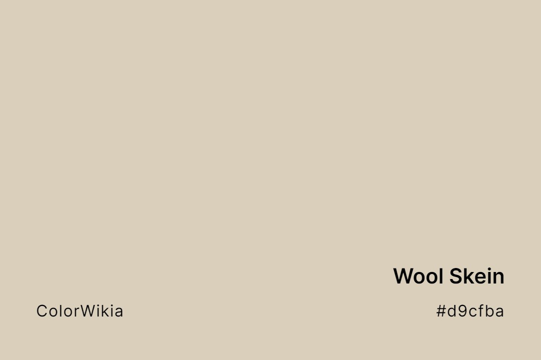 Wool Skein Color – #d9cfba: Codes and Complete Breakdown
