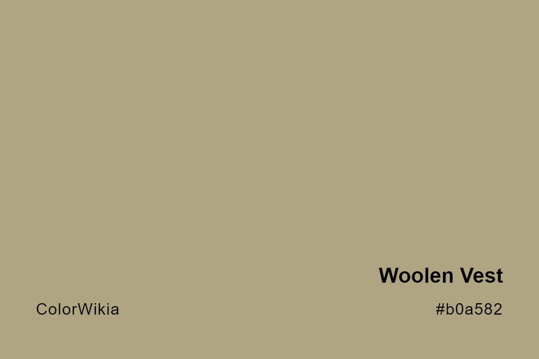 Woolen Vest Color – #b0a582: Codes and Complete Breakdown