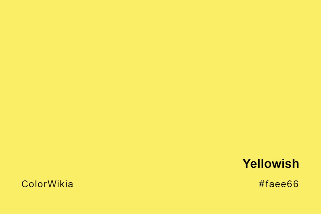 Yellowish Color – #faee66: Codes and Complete Breakdown