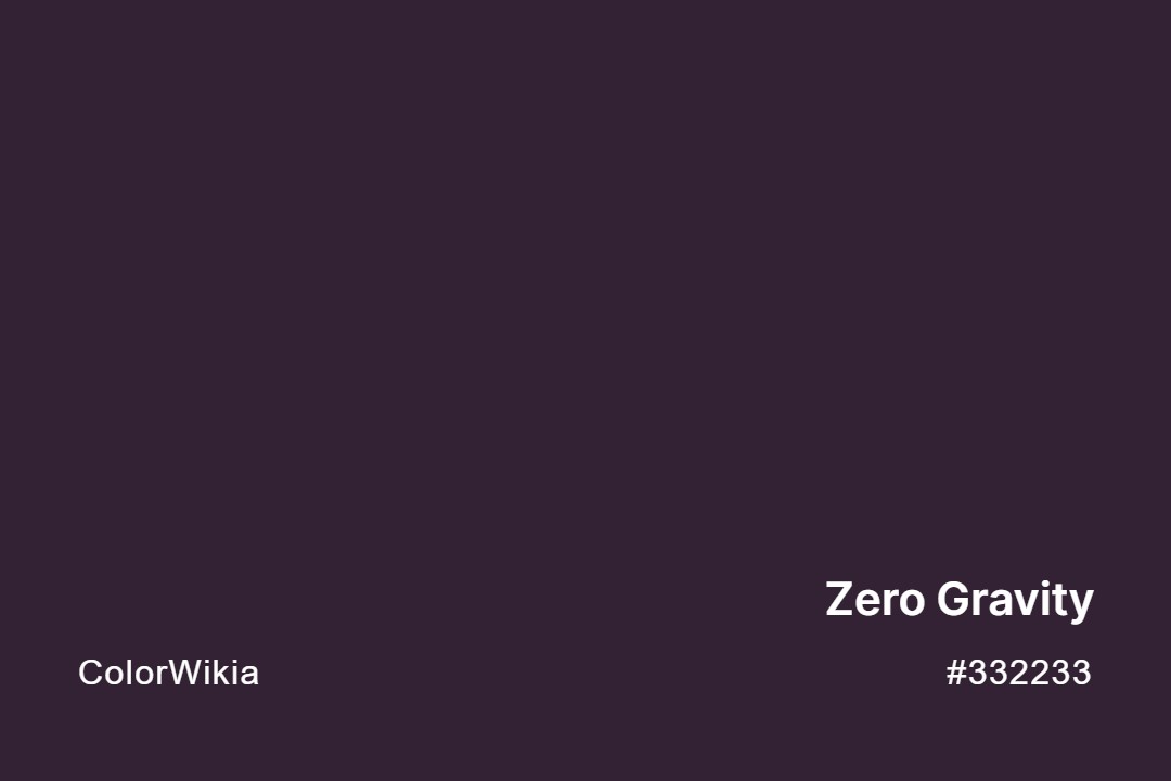Zero Gravity Color – #332233: Codes and Complete Breakdown